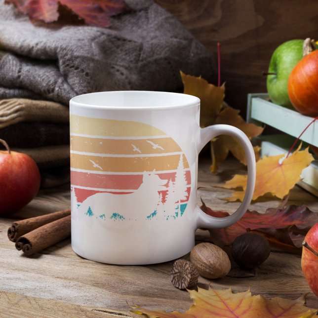 Custom Retro Styled Corgi Dog Lover Trainer Coffee Mug (Creator Uploaded)