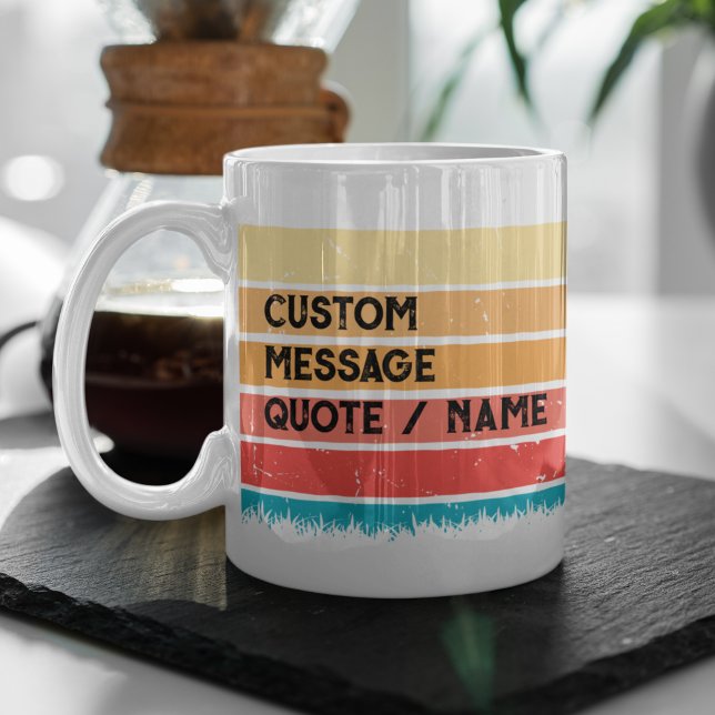 Custom Retro Styled Dalmatian Dog Lover Trainer Coffee Mug (Creator Uploaded)