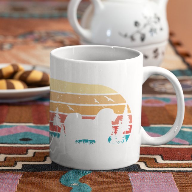 Custom Retro Styled Havanese Dog Lover Trainer Coffee Mug (Creator Uploaded)