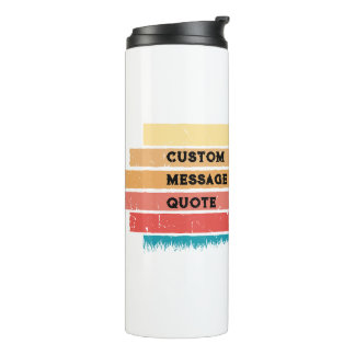 Custom Retro Styled Labrador Retriever Dog Lover Thermal Tumbler
