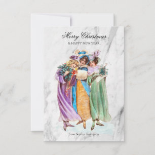 Custom Retro Vintage Christmas Party Ladies