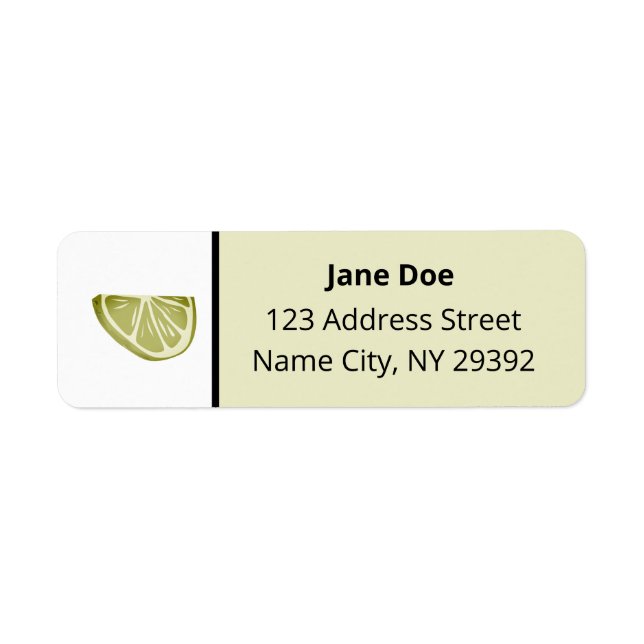 Custom Return Address Label (Front)