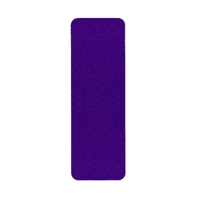 Custom Return Address Label – Purple Noise Texture (Front)