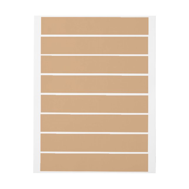 Custom Return Address Labels - Warm Sand (Sheet)