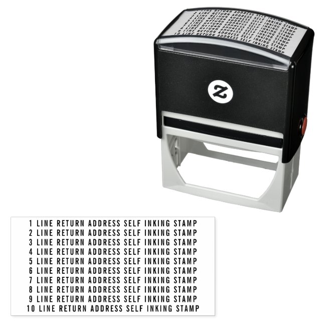 Custom Return Address  Self-inking Stamp (In Situ)