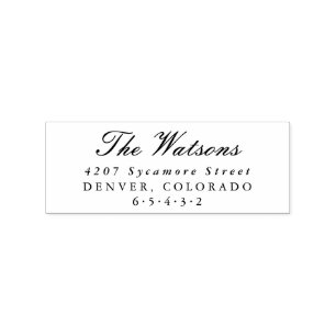 Custom Return Address Stamps