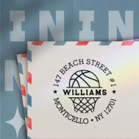 Custom Return Basketball Family Address