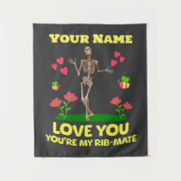 Custom Rib Mate Skeleton Love Gift Gothic
