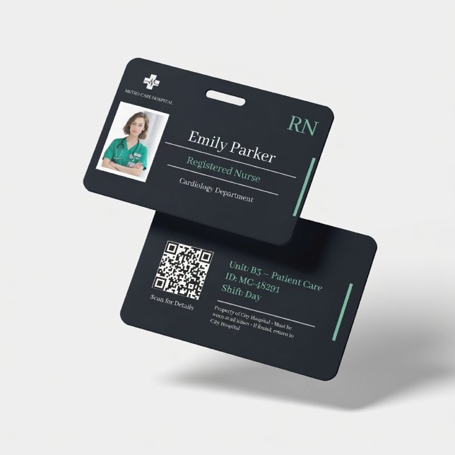 Custom RN ID Badge Template | Registered Nurse  (Creator Uploaded)