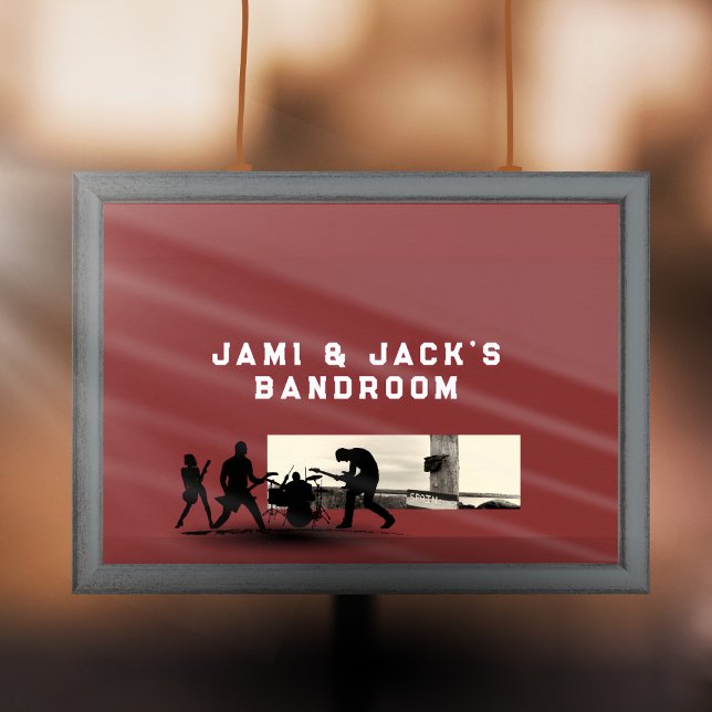 Custom Rock Band Room | Music Studio Poster Sign (Creator Uploaded)