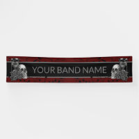 Custom Rock Band Skull Heavy Metal Music Festival