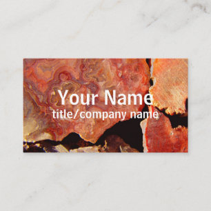 custom rock design  business card template
