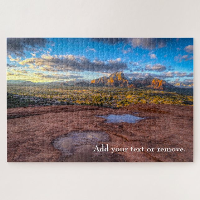 Custom, rocky mountains landscape, Colorado, Jigsaw Puzzle (Horizontal)