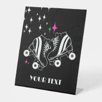 Custom Roller Skates Skating Black Disco Party