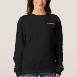 Custom Roman Numeral Date Anniversary Engagement Embroidered Sweatshirt<br><div class="desc">Custom embroidered roman numeral date,  Couple Matching Initial Partner Present,  Customized Cotton Anniversary from Him,  Personalized Embroider Gift for Her,  Personalised with Wedding from husband,  wife Fiance Fiancee Customizable 2nd,  Second Valentine's Day BF Girlfriend,  Boyfriend GF Sweatshirt Engagement Woman,  Valentine Birthday Christmas Your lady,  Jumper Sweater Unique Clothes Shirt</div>