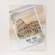 Custom Rome Italy Honeymoon or Vacation keepsake