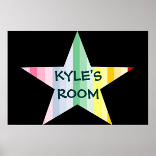 CUSTOM ROOM POSTER..ADD YOUR NAME POSTER