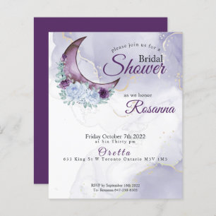 Custom Rosanna-2  Rustic Crescent Moon Purple