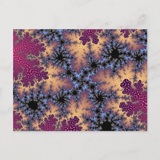 Custom Rose Peach Speckle Postcard (Front)