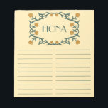 CUSTOM Rose Wreath Grocery Shopping To-Do List Notepad<br><div class="desc">Make your to-do or shopping lists in style with this customizable grocery shopping,  meal planning or to-do list notepad. Customize or add text to suit your needs. Keep or delete the lines too. Check my shop for more sizes and styles!</div>
