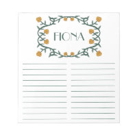 CUSTOM Rose Wreath Grocery Shopping To-Do List