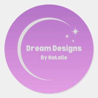 Custom Round Logo Sticker