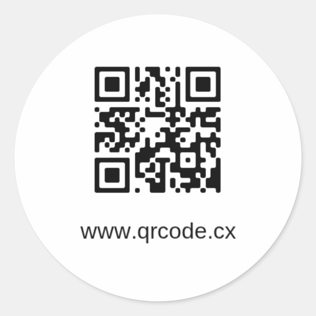 Custom Round Sticker (Front)