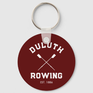 Custom Rowing Classic Round Sticker Keychain
