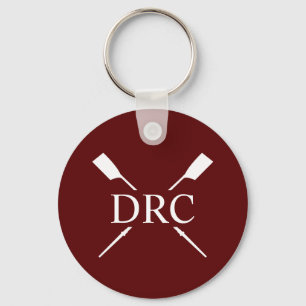 Custom Rowing Club Monogram Keychain