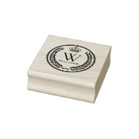 Custom Royal Crown Seam Monogram