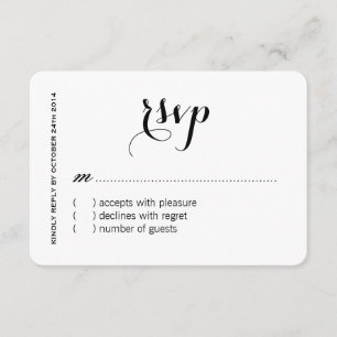 Custom RSVP Cards