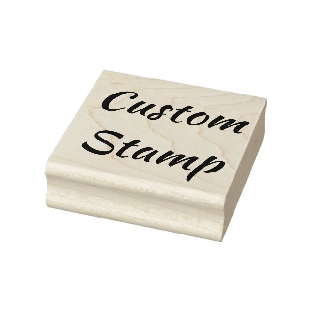 Custom rubber stamp, add your text, personalized stamp (Stamp)