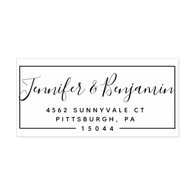 Custom Rubber Stamp Blocked In (Imprint)