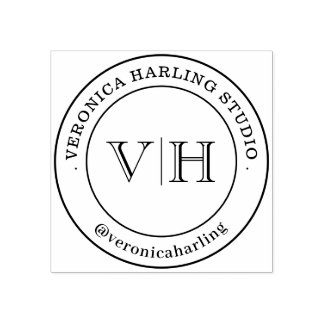 Custom Rubber Stamp – Large Logo Stamp Handmade 