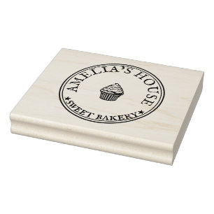 custom rubber stamp, personalized wood stamp, home rubber stamp