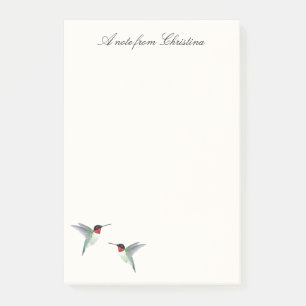 Custom Ruby-throated Hummingbird Notes