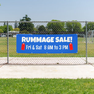 Custom Rummage Sale Banner