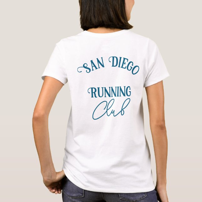 Custom Running club Matching Group T-Shirt (Back)