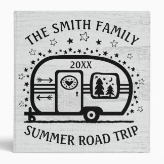 Custom Rustic Camping Camper Trailer Rv Lifestyle Binder