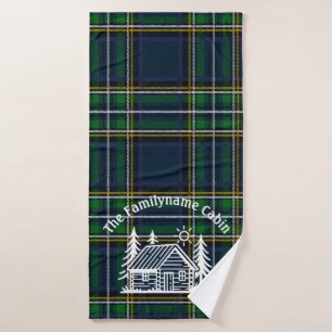 Custom Rustic Family Cabin Bath Towel