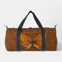 Custom rustic leather effect Butterfly 