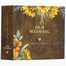 Custom Rustic Sunflowers Pampas Grass Wedding