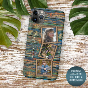 Custom Rustic Vintage Farmhouse Woodgrain Pattern iPhone 11Pro Max Case