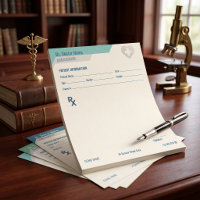 Custom RX Pad for Doctors Editable Prescription