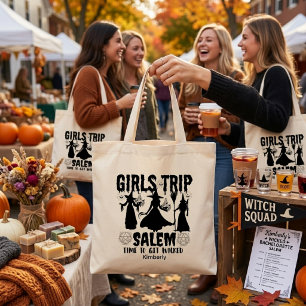 Custom Salem Bachelorette , Salem Girls Trip Large Tote Bag