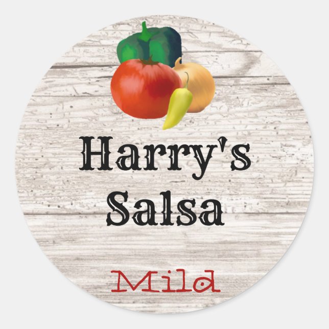 Custom Salsa Stickers (Front)