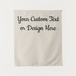 Custom Sand Tan Banner Personalized Bridal Shower Tapestry