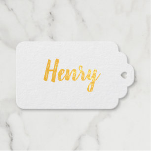 Custom Santa Claus Christmas Flip Flops Gift Tags