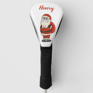 Custom Santa Claus Christmas Flip Flops Golf Head Cover