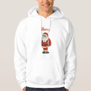 Custom Santa Claus Christmas Flip Flops Hoodie